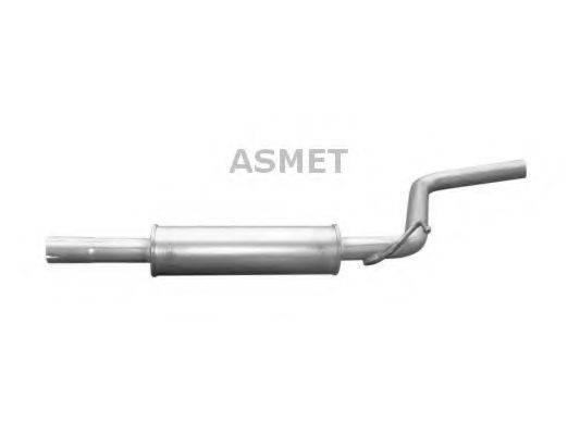 ASMET 03104 Середній глушник вихлопних газів