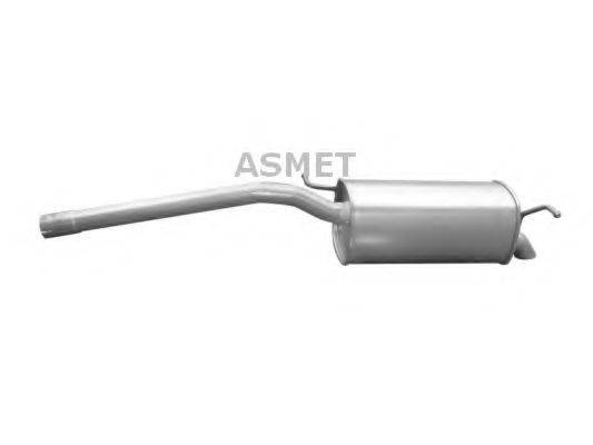 Глушитель выхлопных газов конечный ASMET 03.105