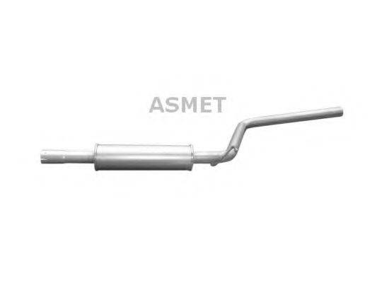 ASMET 03106 Середній глушник вихлопних газів