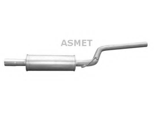 ASMET 03108 Средний глушитель выхлопных газов