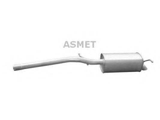 Глушитель выхлопных газов конечный ASMET 03.109