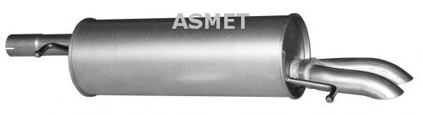 Глушитель выхлопных газов конечный ASMET 04.076