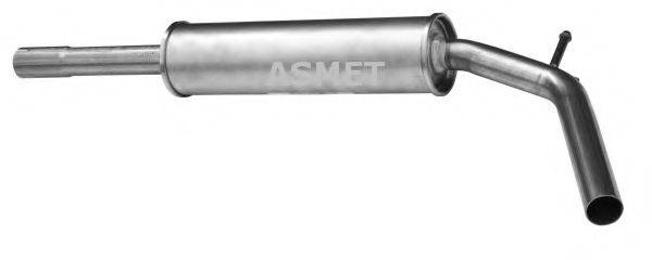 ASMET 03050 Средний глушитель выхлопных газов