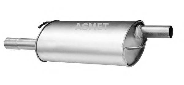 ASMET 04110 Средний глушитель выхлопных газов
