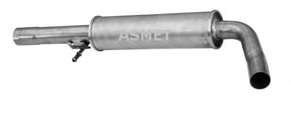 ASMET 03076 Средний глушитель выхлопных газов