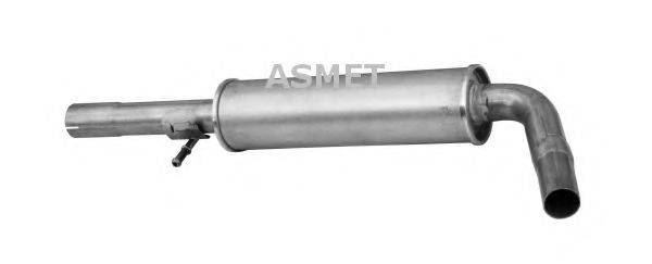 ASMET 21009 Средний глушитель выхлопных газов