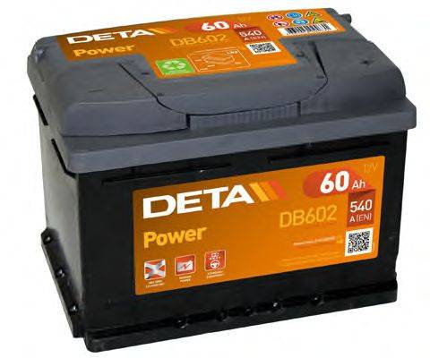 Аккумулятор автомобильный (АКБ) DETA DB602