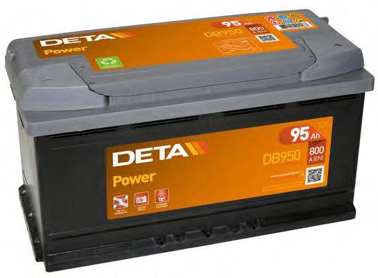 Стартерна акумуляторна батарея; Стартерна акумуляторна батарея DETA DB950