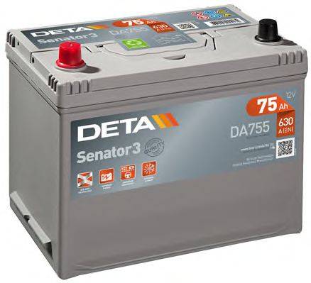DETA DA755 Аккумулятор автомобильный (АКБ)
