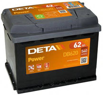 DETA DB620 Стартерна акумуляторна батарея; Стартерна акумуляторна батарея
