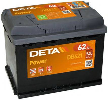 Аккумулятор автомобильный (АКБ) DETA DB621