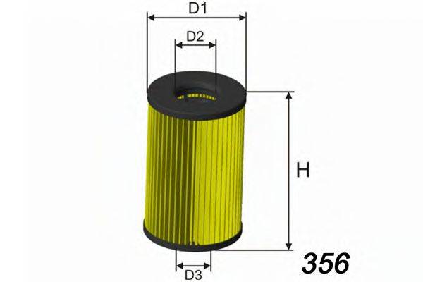 MISFAT L120 Фильтр масляный ДВС 