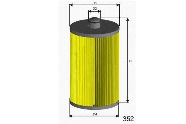 MISFAT F126 Топливный фильтр