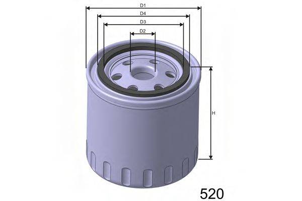 Масляний фільтр MISFAT Z156B