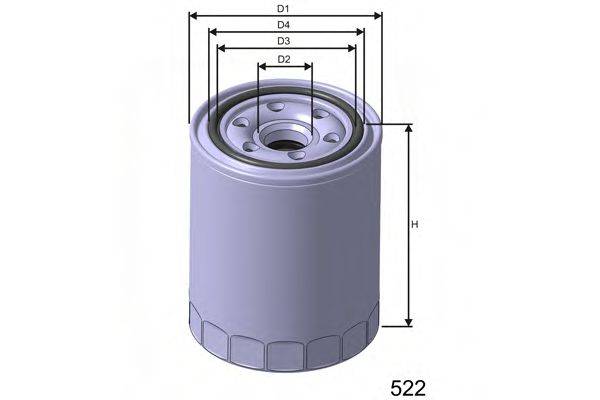 Масляний фільтр MISFAT Z248
