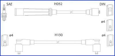 Комплект дротів запалення HITACHI 134473