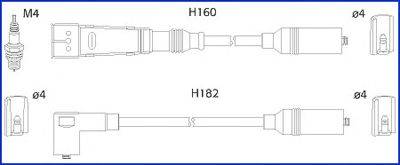 Комплект дротів запалення HITACHI 134706