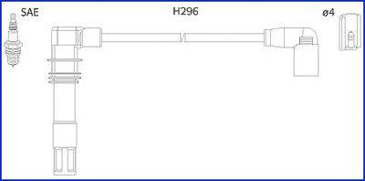 HITACHI 134797 Комплект проводов зажигания