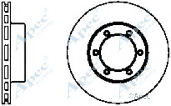 Тормозной диск APEC BRAKING DSK2074