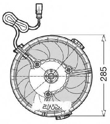 Вентилятор системы охлаждения двигателя CTR 1209522