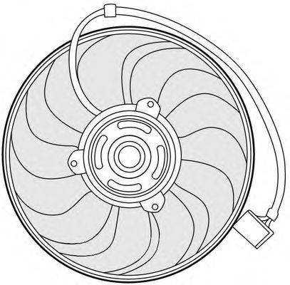 Вентилятор системы охлаждения двигателя CTR 1209647