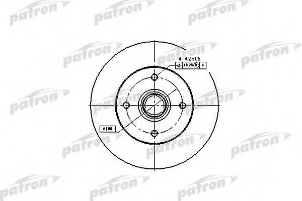 гальмівний диск PATRON PBD1529