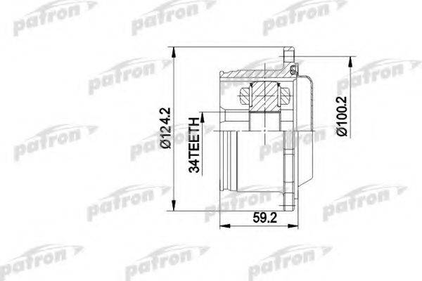 PATRON PCV5006 ШРУС с пыльником
