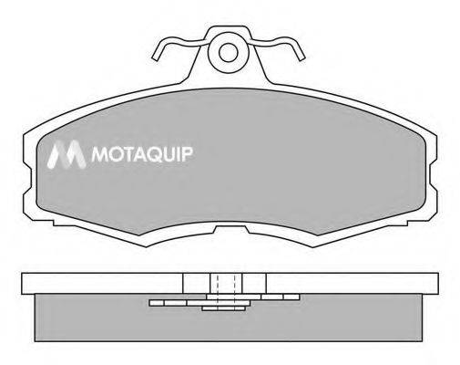 MOTAQUIP LVXL306 Комплект гальмівних колодок, дискове гальмо