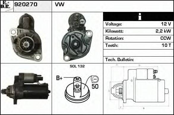 Стартер EDR 920270