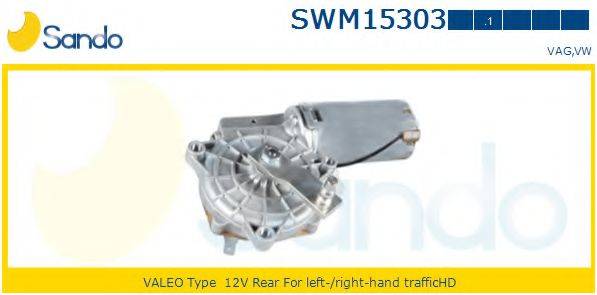 SANDO SWM153031 Двигатель стеклоочистителя