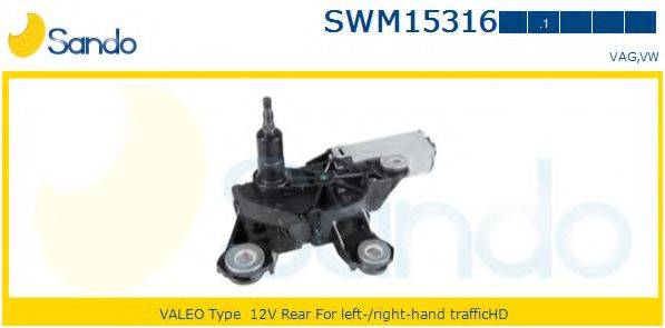 Двигун склоочисника SANDO SWM15316.1