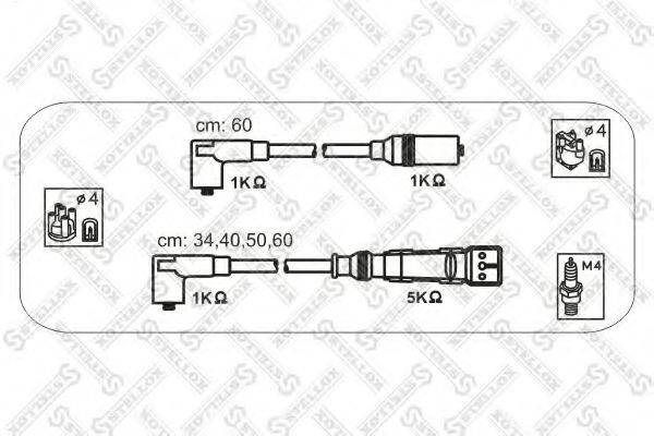 Комплект дротів запалення STELLOX 10-38085-SX