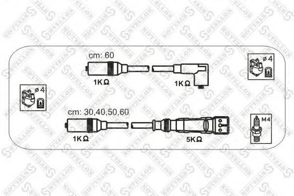 Комплект проводов зажигания STELLOX 10-38337-SX