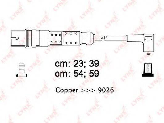 LYNXAUTO SPC8013 Комплект дротів запалення