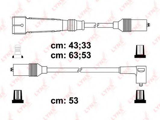 LYNXAUTO SPC8022 Комплект проводов зажигания