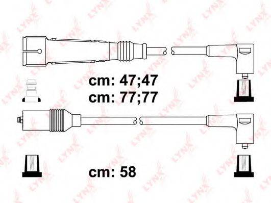Комплект проводов зажигания LYNXAUTO SPC8032