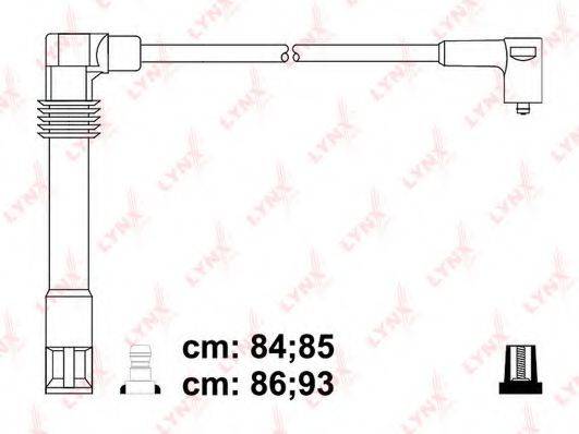 Комплект проводов зажигания LYNXAUTO SPC8037