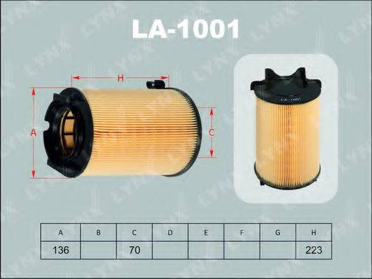 Повітряний фільтр LYNXAUTO LA-1001