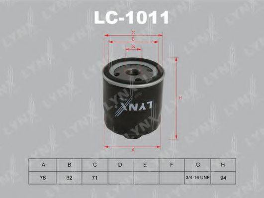 LYNXAUTO LC1011 Масляний фільтр