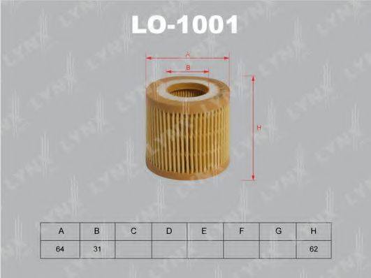 Масляний фільтр LYNXAUTO LO-1001