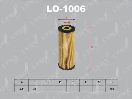 Масляний фільтр LYNXAUTO LO-1006