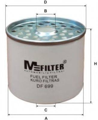 MFILTER DF699 Топливный фильтр