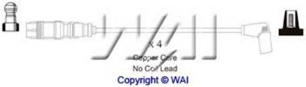 WAIGLOBAL ISL767 Комплект проводов зажигания