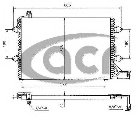 Конденсатор кондиционера ACR 300112