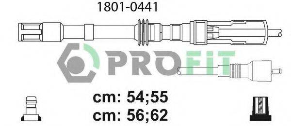 Комплект дротів запалення PROFIT 1801-0441
