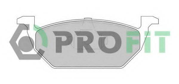 Комплект гальмівних колодок, дискове гальмо PROFIT 5000-1094
