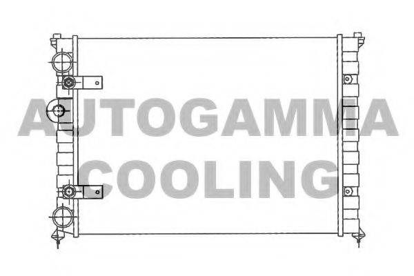 Радиатор охлаждения двигателя AUTOGAMMA 100956