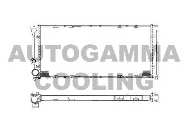 Радиатор охлаждения двигателя AUTOGAMMA 102380