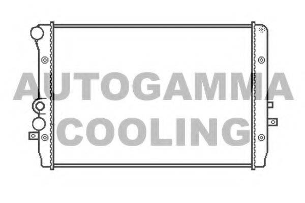AUTOGAMMA 103365 Радіатор, охолодження двигуна