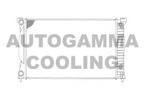 AUTOGAMMA 103372 Радиатор охлаждения двигателя